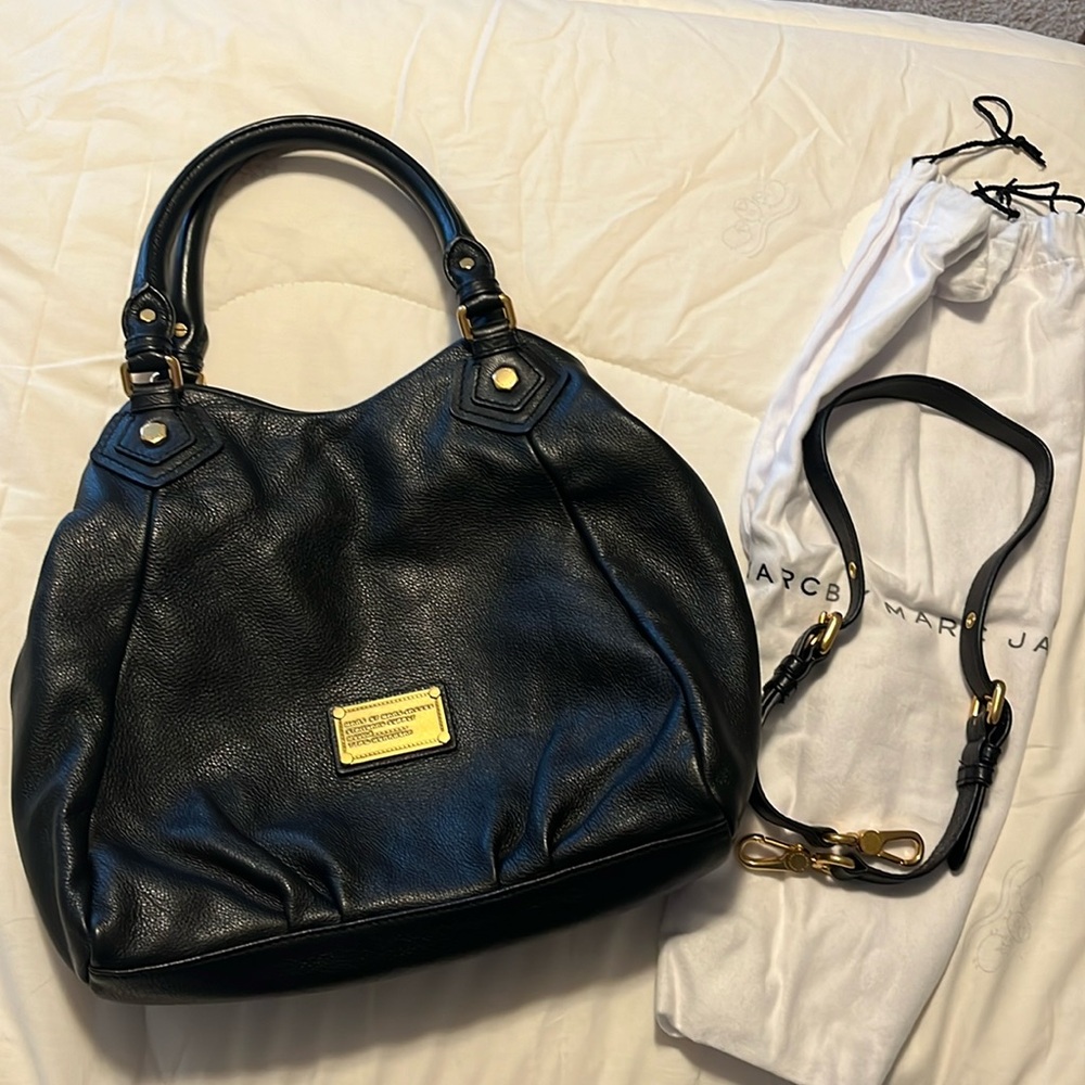 Marc Jacob’s classic q Fran leather satchel - black